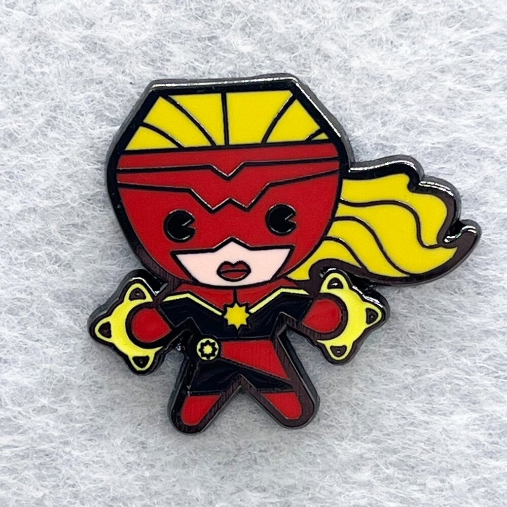🔮 5/$25 Disney Marvel Kawaii Art Collection Ms‎ Marvel Pin